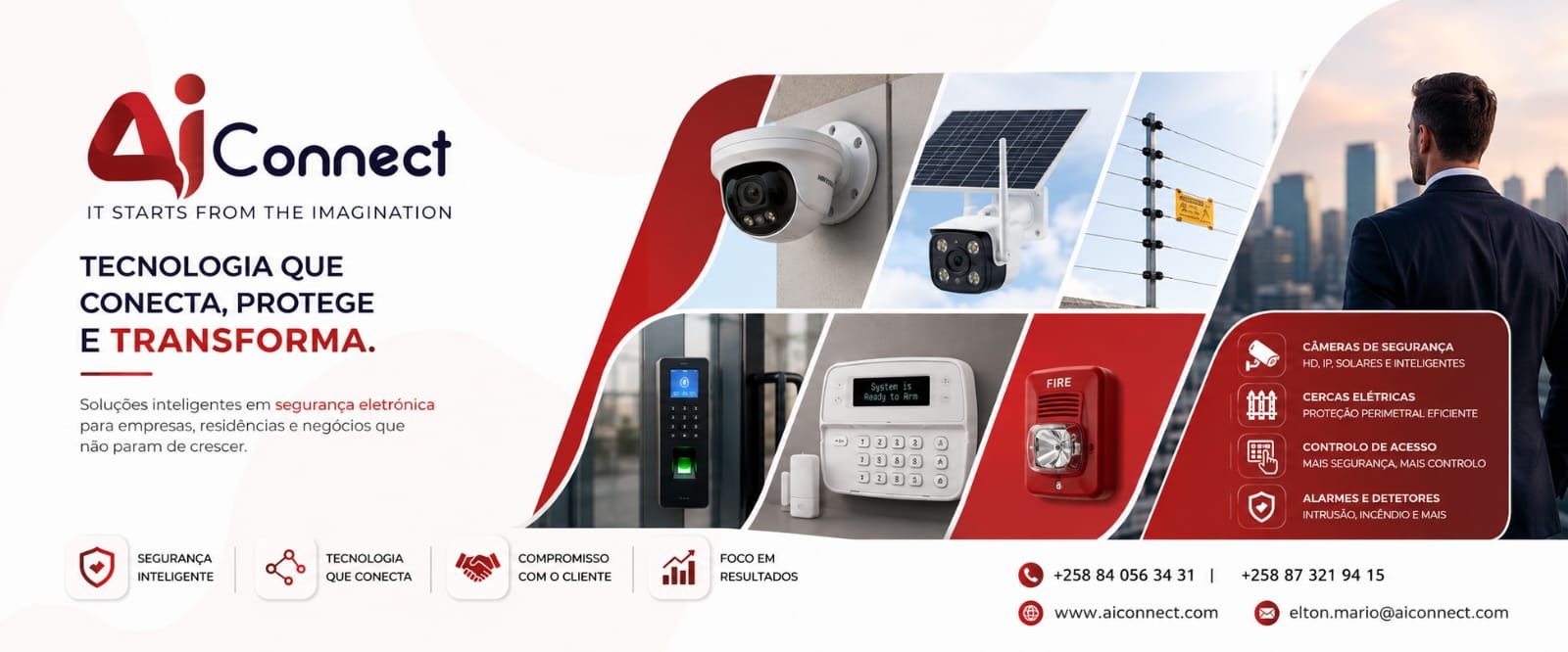 AI Connect — soluções de segurança electrónica
